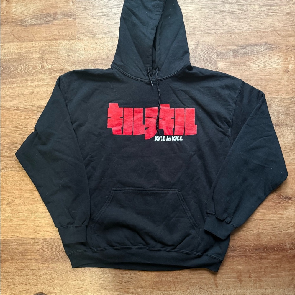 Kill la Kill 10th anniversary Black Hoodie Men's Pullover good smile Trigger